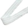 Accesorios de encaje de hongo de 2 cm elásticos con falda de vestido de novia plisada con volantes coreana, decoración artesanal DIY