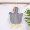 Ins Style Coral Fleece Toalha de Mão Pendurada Toalha de Mão dos Desenhos Animados Toalha de Cozinha Banheiro Toalha Absorvente Toalha Quadrada