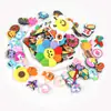 Linda Caricatura DIY Decorativa Billetera de Silicona para Monedas, Bolso de Mano, Auriculares y Bolsa de Almacenamiento para Cables de Datos