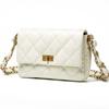 Bolso Cuadrado Pequeño de Piel de Cordero Acolchado con Cadena Estilo Chanel 2026, con Acabado de Lujo, Bolso de Hombro y Cruzado de Nicho para Mujer, Piel Genuina
