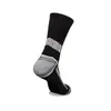 Meias Masculinas Novas da Moda Estilo Esportivo de Basquete Cor Preto e Branco Cinza Versátil Estilo College Estudante Meias Longas