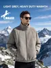90% Plumón de Pato Blanco Chaqueta Negra Desestructurada para Hombre Otoño Marca de Moda Rogue Fresca Cuello Alto Ropa Exterior Chaqueta de Plumón Asimétrica con Bolsillos