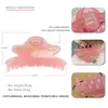 Pinza para el cabello de gel de ácido acético coreano Color Jelly Pinza Grande de Agarre Letras Emocionales Emo Rascador de Cabello Accesorios para el Cabello Pinza de Tiburón Pinza para el Cabello
