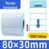 Papel Térmico Papel de Etiqueta à Prova de Três 100*100 Certificado de Produto 60*40 Nome Preço Adesivo de Etiqueta Autoadesivo