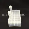 Placa de plástico de 24 pocillos profundos 7 ml ml para agitar muestras de bacterias placa PCR bloque de almacenamiento acceso muestra