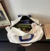 Bolsa de Viaje Multifuncional de Lona Engrosada con Separación de Seco y Húmedo, Bolsa para Natación y Fitness, Bolsa de Equipaje de Almacenamiento de Gran Capacidad para Viajes