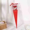 Caja Triangular Flor Eterna Regalo Ramo de Boda Empaque Flor de Plástico Flor Artificial Regalo Empaque de Flores Regalo Día del Maestro