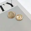 Botões Octogonais de Metal Pequenos Estilo Britânico Estilo Fragrante com Toque de Luxo para Casacos, Ternos e Trench Coats