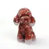 Resina com Pedra Triturada de Cristal Filhote de Urso Animal Figura Decorativa para Sala de Estar, Estudo, Mesa de Escritório Presente Indoor