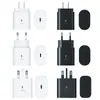 Cargador Tipo-C Pd25W Adecuado para Teléfono Móvil Samsung S20/Note10 Carga Rápida Cargador Venta al por Mayor Estándar Europeo