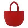 2026 Nuevo Bolso de Mano Simple de Color Sólido para Mujer Otoño/Invierno Bolso Tote Pequeño para el Trabajo y los Viajes Estilo Coreano Bolsa de Algodón