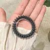 Anel de Cabelo Linha Telefônica Fosca Simples Headwear Elástico Alto para Cabelo Feminino Elástico Corda de Cabelo Moda Elegante Corda de Cabelo