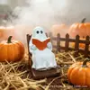 Decorações de Halloween Transfronteiriças: Adereços de Abóbora, Fantasma e Caveira, Decorações de Mesa de Fantasma, Enfeites de Resina