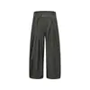 Ropa para Hombre Beijie 2026 Otoño Nuevo Pantalones Casuales Lisos Simples Pantalones Largos de Trabajo Rectos Holgados de Moda para Hombre
