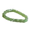 Jade Hetian Natural Cuentas Dispersas Verde Agua Soleado Verde Verde Mar Pulsera de Bambú de Jade Pulsera DIY Espaciador de Cuentas Collar Cintura Hombre Pequeño