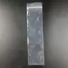 Bolsa rectangular autoadhesiva delgada 4*10 Bolsa de PE Bolsa de plástico larga engrosada Bolsa sellada transparente bolsa de empaque larga para tubo de lámpara