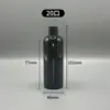 Garrafa plástica de 100ml com tampa, selada, boca estreita, branca, garrafa PET esguia, garrafa de líquido vazia, garrafa dispensadora de álcool