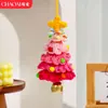 Enfeites de Árvore de Natal de Tricô Mais Vendidos no Exterior, Decorações de Natal Criativas de Crochê e Enfeites de Natal Festivos