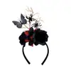 Ramas Europeas y Americanas Accesorios para el Cabello de Halloween Accesorios Divertidos para Fotos cos Disfraz Aro para el Cabello Fiesta Espectáculo Escénico Tocado Femenino