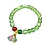Pulsera de imitación de piedra lunar esmerilada directa de fábrica Anillo único de cuentas de imitación de piedra brillante europeas y americanas Pulsera de cristal para mujer
