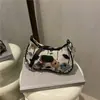 Bolso de Hombro con Flor Grande de Nicho Literario para Mujer 2025 Nuevo Bolso Casual de Axila Bolso de Hombro de Moda Bolso Simple para Mujer