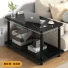 Mesita de Noche para Dormitorio del Hogar 2026 Nuevo Modelo Mesita de Noche Mesa Cuadrada Mesa Pequeña Estante de Almacenamiento Mesa Lateral Móvil