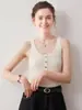 Suéter de cachemira de bebé para mujer, elegante y sencillo, de botones verticales, cuello redondo, top de punto ajustado, perfecto como capa base