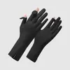 Guantes de Seda de Hielo con Protección Solar para Mujer, Verano para Conducir y Práctica de Conducción, Anti-UV, Frescos y Transpirables, Estilo Delgado para Montar Bicicletas Eléctricas