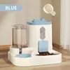 Dispensador de Comida para Gatos 2 em 1 Água e Comida Integrados Alimentador Automático Completo para Gatos e Dispensador de Água Dispensador de Água Fofo