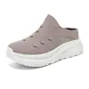 Zapatos de verano 4E de ajuste ancho para parejas, zapatos de punto flyknit, zapatos tipo calcetín, zapatillas deportivas, medios pantuflas para pies anchos, para personas con pies gordos, zapatos de ajuste ancho para dedo gordo del pie