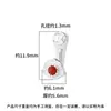 Cuentas espaciadoras Ruyi sólidas finamente elaboradas en plata pura S925 para enhebrado manual DIY, materiales de accesorios de plata para pulseras de estilo chino