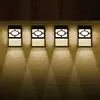 Lámpara de pared solar retro luz para panel de ventana luz de rejilla iluminación de panel solar multifuncional de ahorro de energía estilo retro
