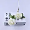 Flores Artificiales de Peonía, Decoración para Sala de Estar Interior, Arreglos Florales, Arreglos Florales de Mesa, Lujo Accesible Ramo de Flores Secas de Rosa