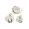 20-23mm Bandeja de Acessórios para Broches de Ferro Material para Broches Bandeja com Fivela de Pino Acessórios Suporte para Broches Acessórios para Broches