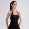 Chaleco de Yoga para Mujer con Cuello Alto Chaleco Deportivo para Correr tipo 'Naked' con Almohadilla en el Pecho Espalda Bonita Sexy Top Deportivo 52167