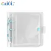 Álbum de Fotos Polaroid Transparente com Glitter de 4 Polegadas, 50 Peças, Folhas Soltas, Porta-Fotos, Porta-Ingressos de Cinema, Porta-Cartões Postais