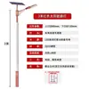 Lâmpada de Jardim Chinesa Antiga para Exterior 3m Cabeça Única/Dupla Lâmpada de Jardim Antiga Lanterna Chinesa Poste de Rua Retrô