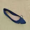 Nuevos Zapatos Planos con Lazo de Comercio Exterior para Primavera y Otoño Zapatos Elegantes Bajos de Una Sola Pieza Zapatos de Ballet Franceses de Punta Fina con Suela Suave y Suelas Gruesas