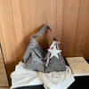 Bolsa de ombro grande capacidade transfronteiriça para mulheres, nova bolsa de ombro de moda 2026 com estampa de estrela para o dia a dia, bolsa de mão tote bag