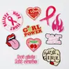 Ropa Pegatinas de Tela Lindas Pegatinas de Parche para Chaqueta de Plumas Parche Lavable sin Costura Pegatinas de Tela Bordadas Pegatinas Grandes de Bordado de Cereza