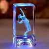 Nuevos Adornos de Cristal de Tenis Regalos de Cumpleaños Luminosos Souvenirs de Eventos de Competición Deportiva Grabados Hechos a Mano