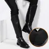 Sapatos Estilo Coreano Versáteis Botas de Cano Alto Botas de Desfile Masculinas Botas de Segurança Botas de Equitação Botas Casuais para Cavaleiro Botas de Motocicleta Britânicas