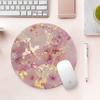 Mouse Pad Redondo de Mármore para Meninas de Escritório, Estilo Ins, Fresco e Simples, Mouse Pad Espessado, Direto do Fabricante