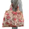 Nueva Bolsa de Viaje Plegable Ecológica de Dibujos Animados Portátil Supermercado Gran Capacidad Bolso de Hombro para Compras Bolso Tote para Mujer