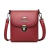 Bolso de mujer de alta gama con textura, bolso para madre, nuevo bolso de mensajero de moda 2024, bolso de cuero suave para mujeres de mediana edad, bolso para teléfono móvil para mujer
