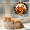 Enfeites de vidro de abóbora e frutas transfronteiriços, decorações coloridas para pendurar em casa, decorações de janela e apanhadores de sol para jardim