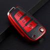 Adecuado para Audi Q3 Funda de Llave A4L/A6L/Q5L/A7/Q5L/Q7/A8/Q8/Tt Plegable Bolsa para Llave Vieja