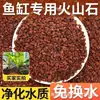 Partículas de Piedra Volcánica Mezcladas con Tierra para Decoración de Acuarios y Paisajismo de Jardines. Roca Volcánica Roja, Piedra Volcánica Rojo Intenso, Específicamente para Acuarios
