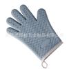 Luvas de Silicone Espessadas de Cinco Dedos para Cozinha com Isolamento Térmico Alta Temperatura Anti-queimaduras Luvas de Silicone Forno Assar Fábrica Fornecimento Direto
