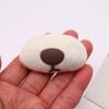 Acessórios de Pelúcia de Algodão com Cabeça de Animal de Desenho Animado Patozinho Fofo Gato Boneca Broche DIY Boneca Acessórios de Decoração